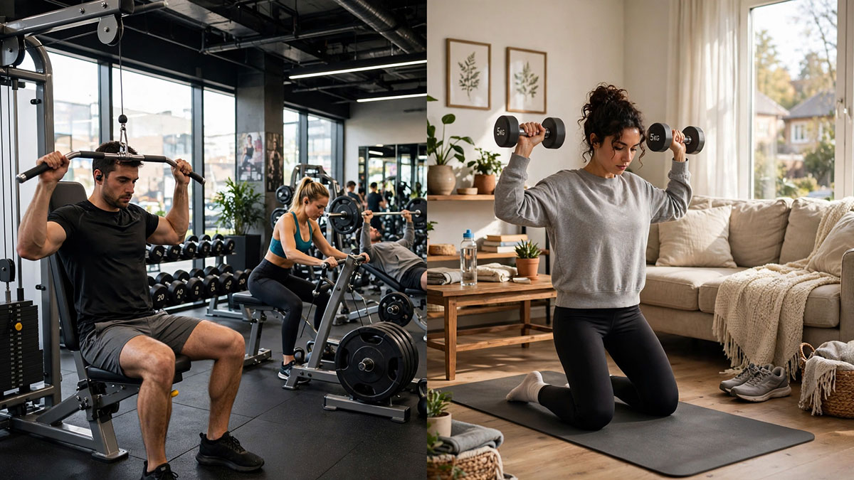 Fitness Gyms vs. Home Workouts