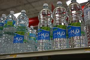 water bottles